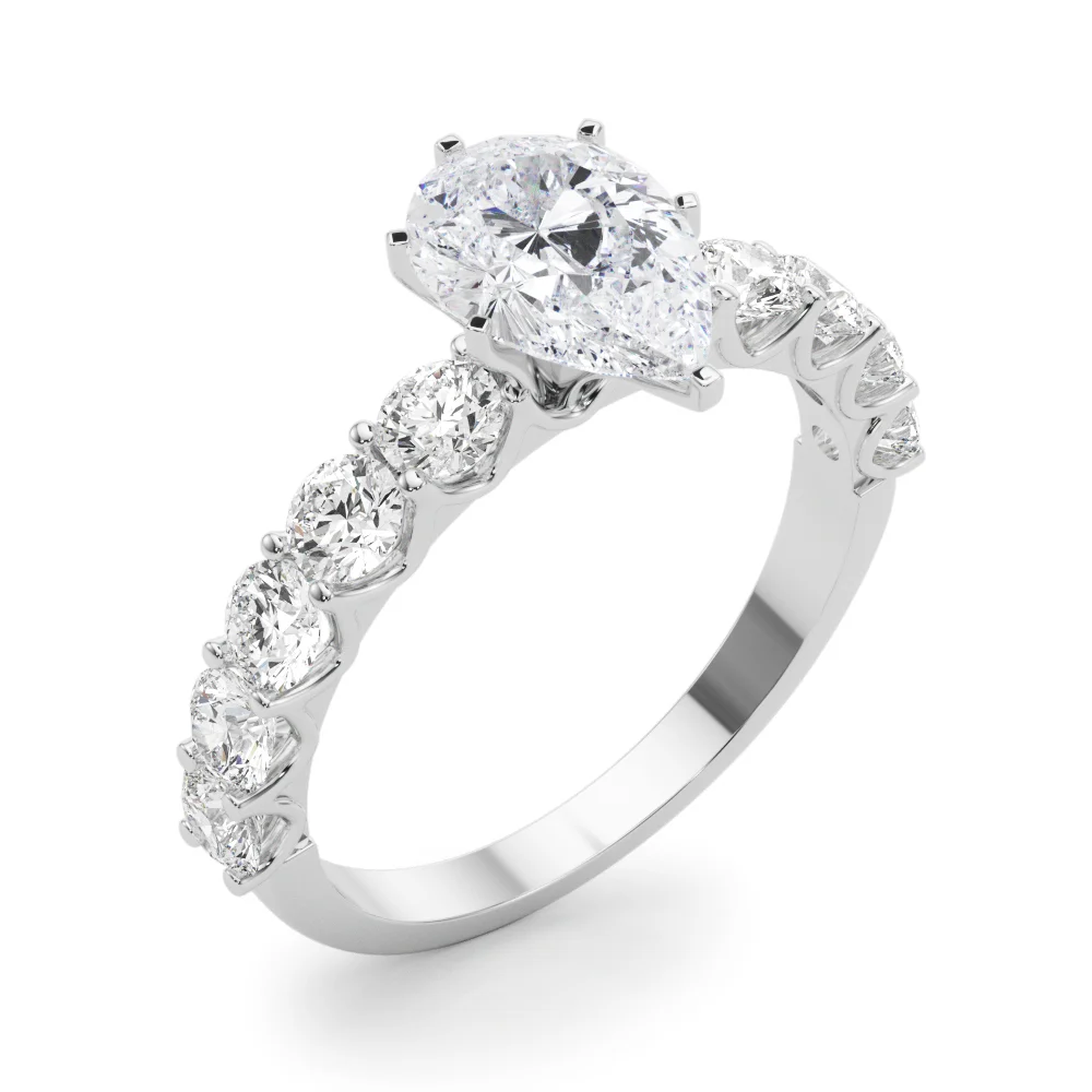 Single Row Diamond Engagement Ring - Image 76
