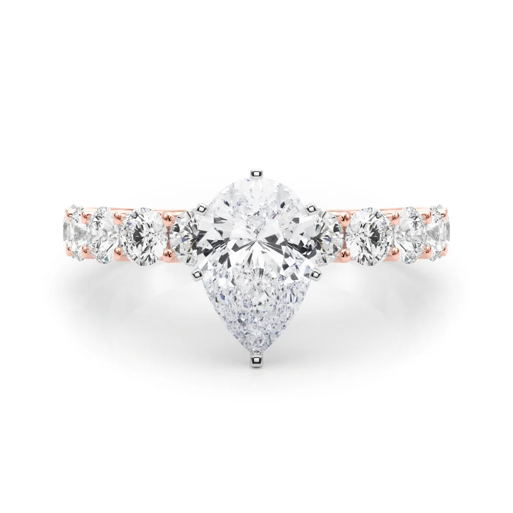 Single Row Diamond Engagement Ring - Image 83