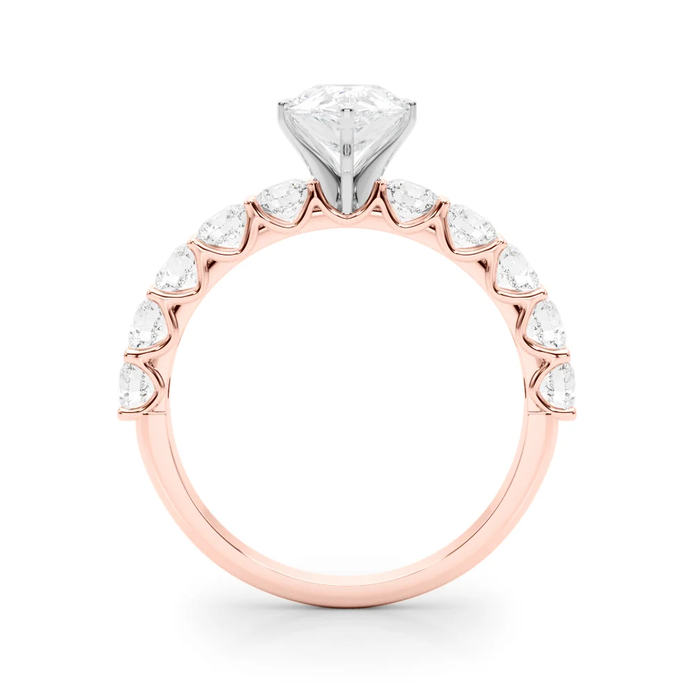 Single Row Diamond Engagement Ring - Image 82