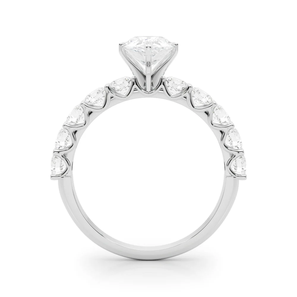 Single Row Diamond Engagement Ring - Image 74