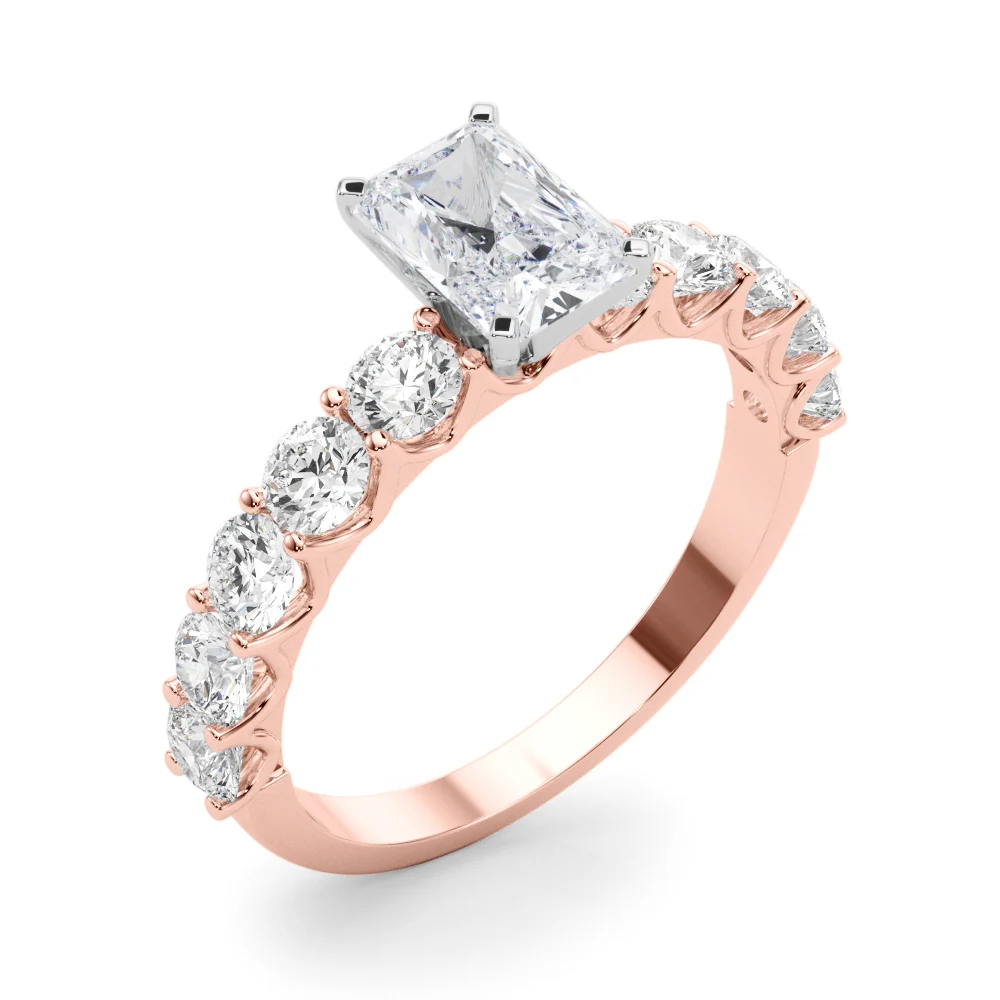 Single Row Diamond Engagement Ring - Image 36