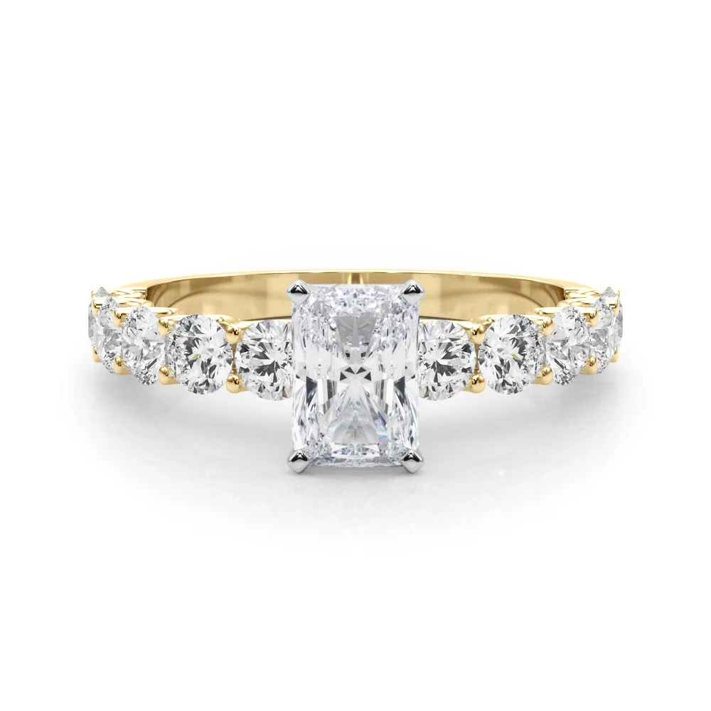 Single Row Diamond Engagement Ring - Image 31