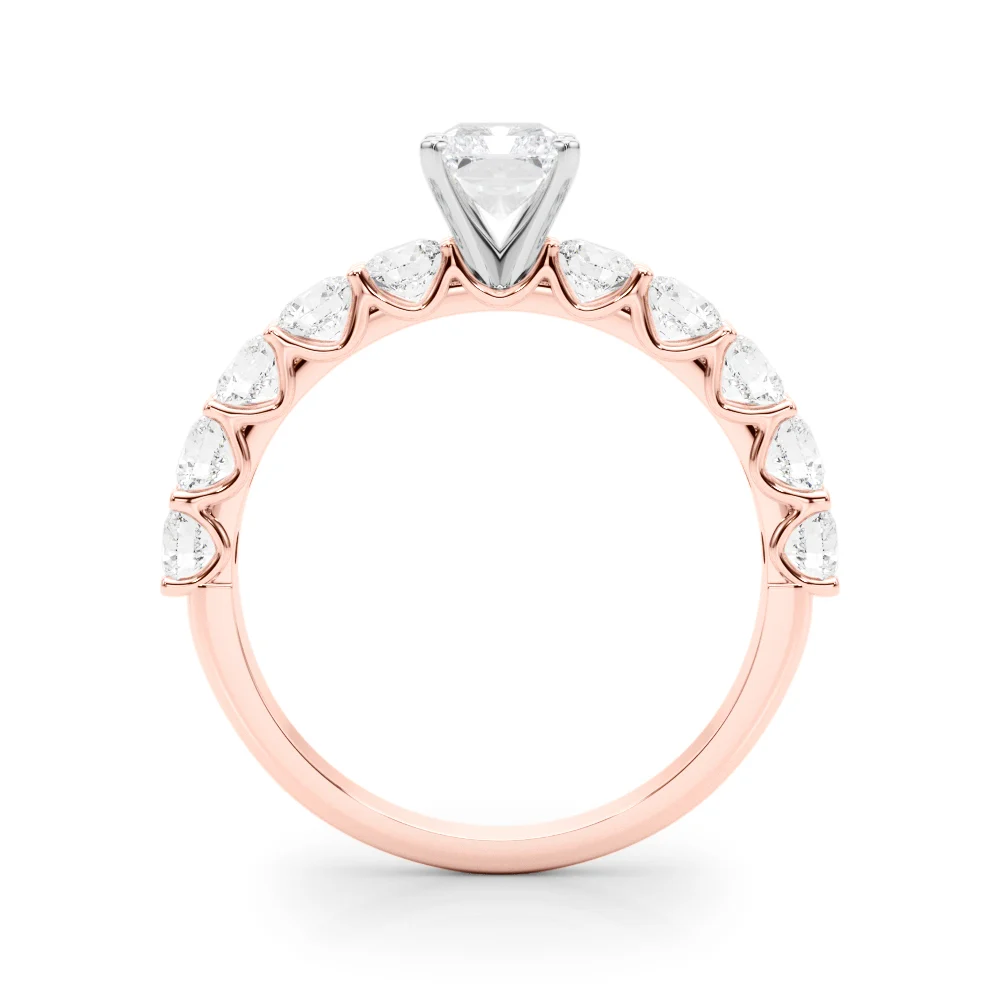 Single Row Diamond Engagement Ring - Image 34
