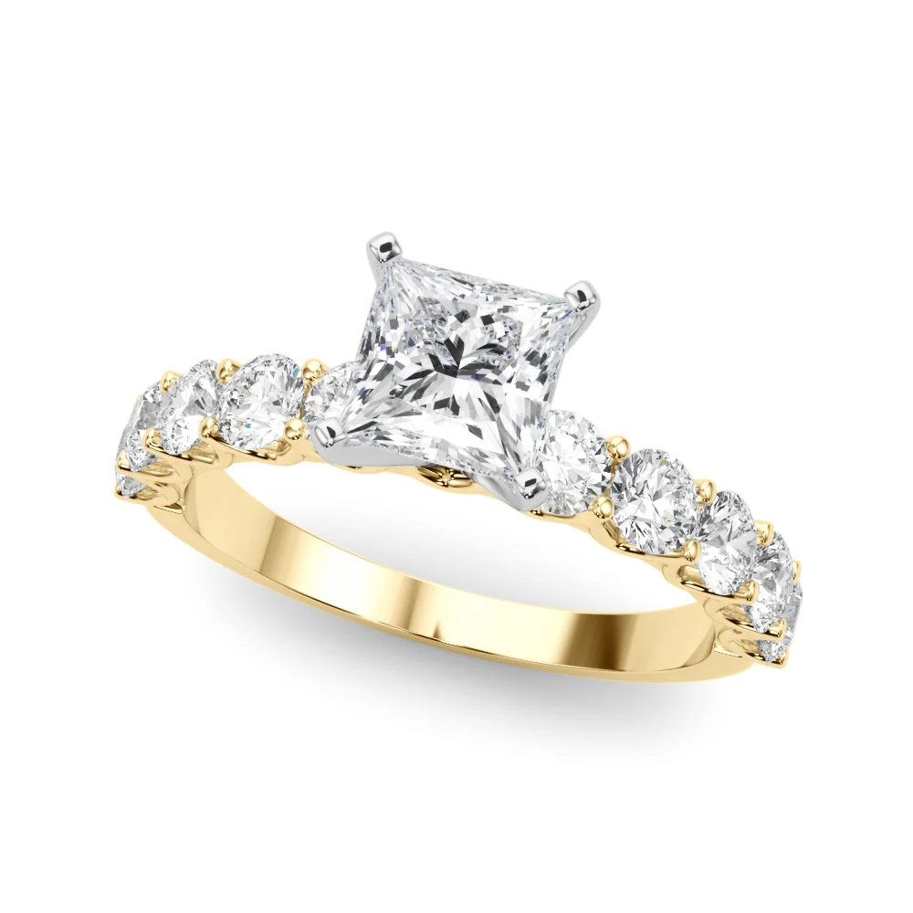 Single Row Diamond Engagement Ring - Image 65
