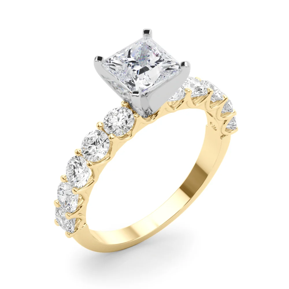 Single Row Diamond Engagement Ring - Image 68