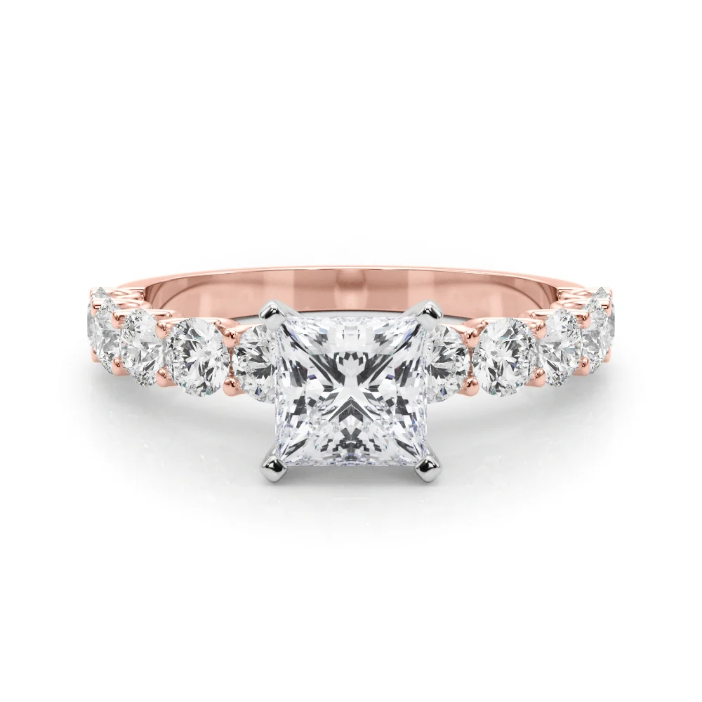 Single Row Diamond Engagement Ring - Image 71