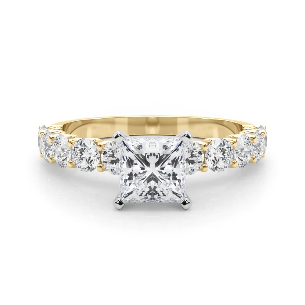 Single Row Diamond Engagement Ring - Image 67