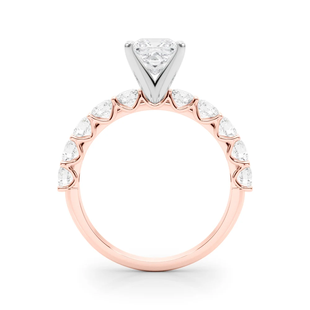 Single Row Diamond Engagement Ring - Image 70