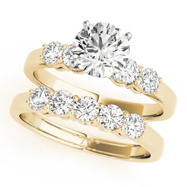 4-Stone Shared Prong Engagement Ring - Image 6