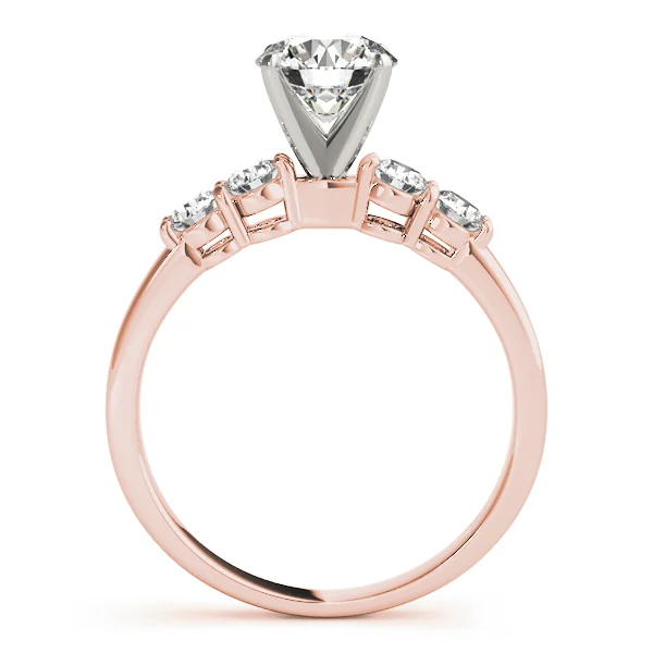 4-Stone Shared Prong Engagement Ring - Image 8