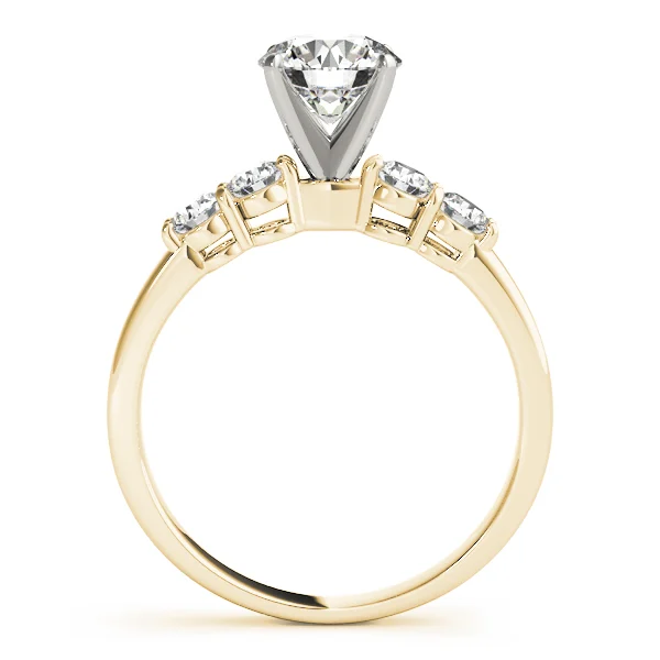 4-Stone Shared Prong Engagement Ring - Image 5