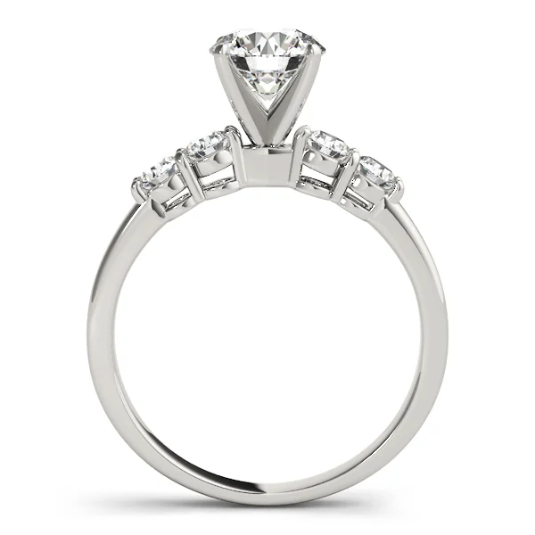 4-Stone Shared Prong Engagement Ring - Image 2