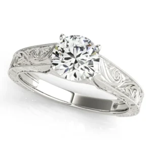 Vintage Inspired Trellis Engagement Ring