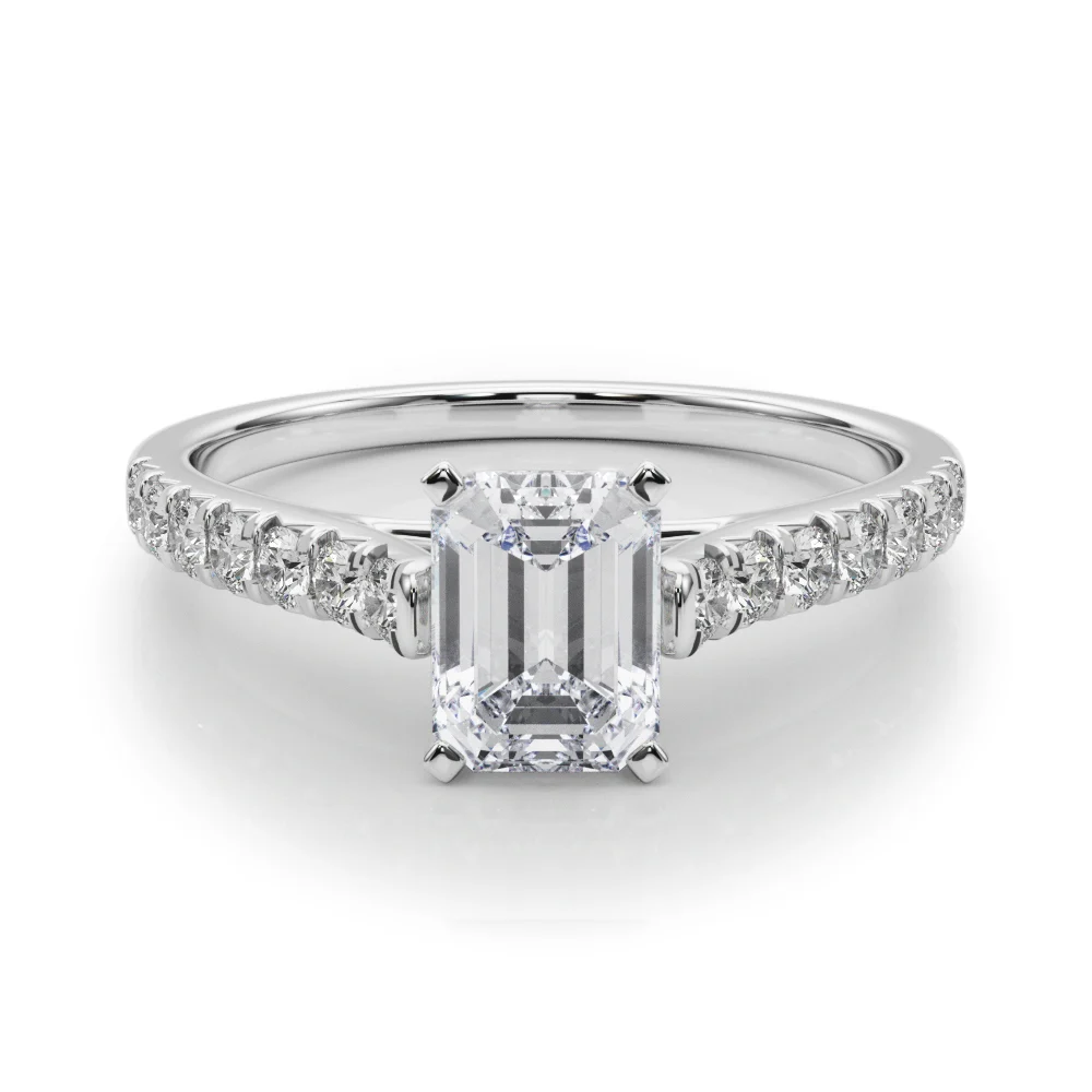 Cathedral Split-Prong Engagement Ring - Image 18