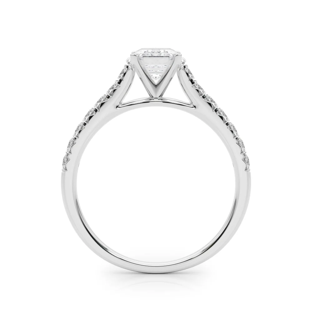 Cathedral Split-Prong Engagement Ring - Image 17