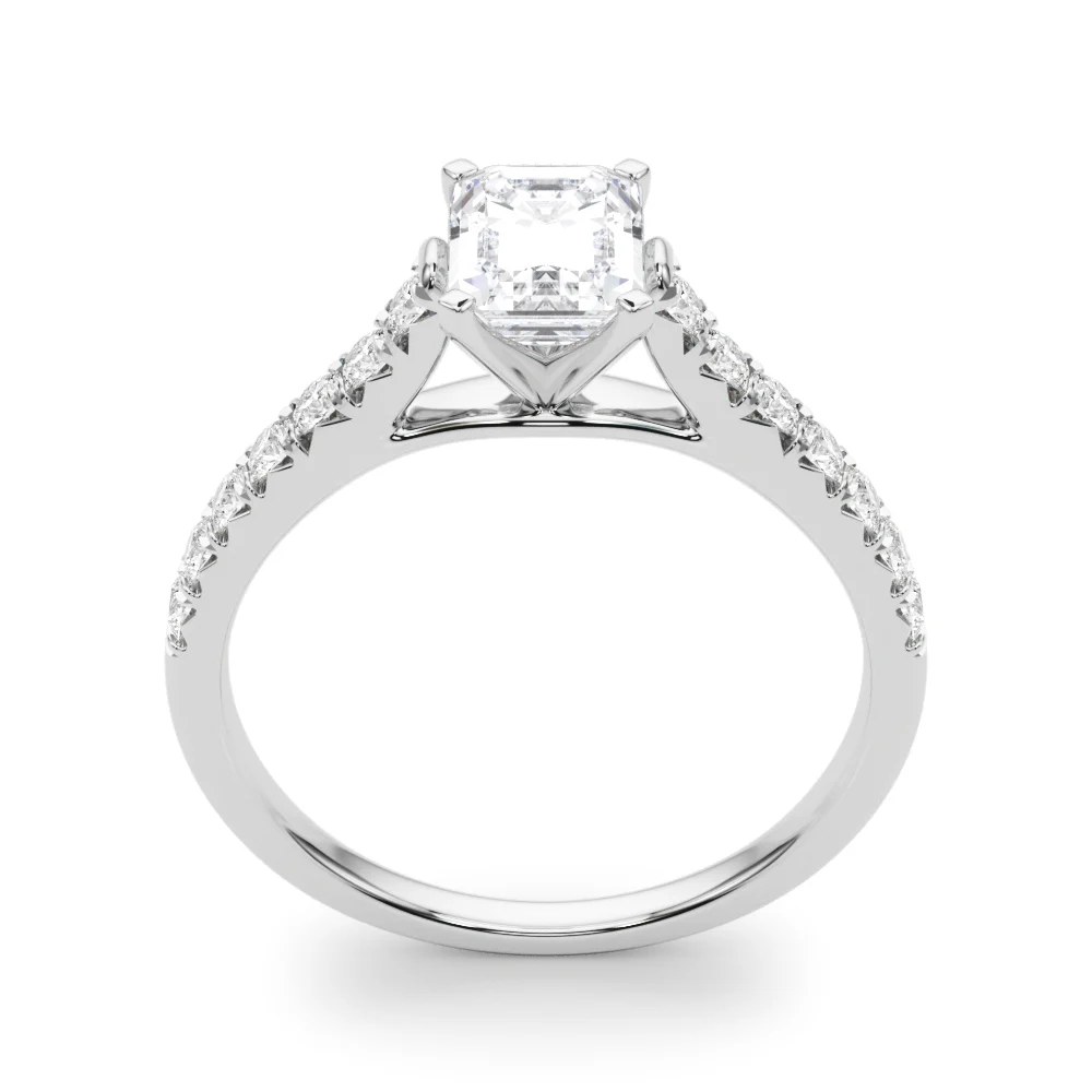 Cathedral Split-Prong Engagement Ring - Image 19