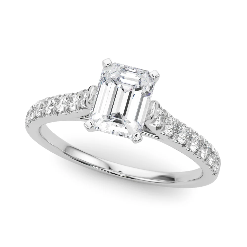 Cathedral Split-Prong Engagement Ring - Image 16
