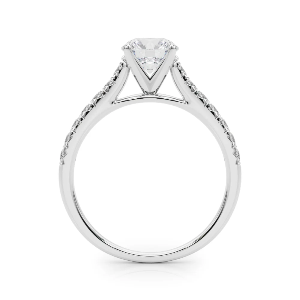 Cathedral Split-Prong Engagement Ring - Image 2