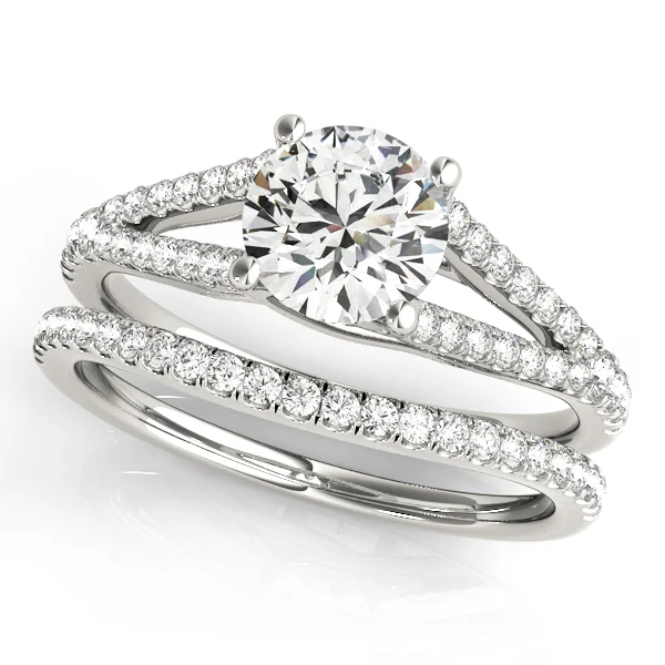 Split Shank Trellis Engagement Ring - Image 3