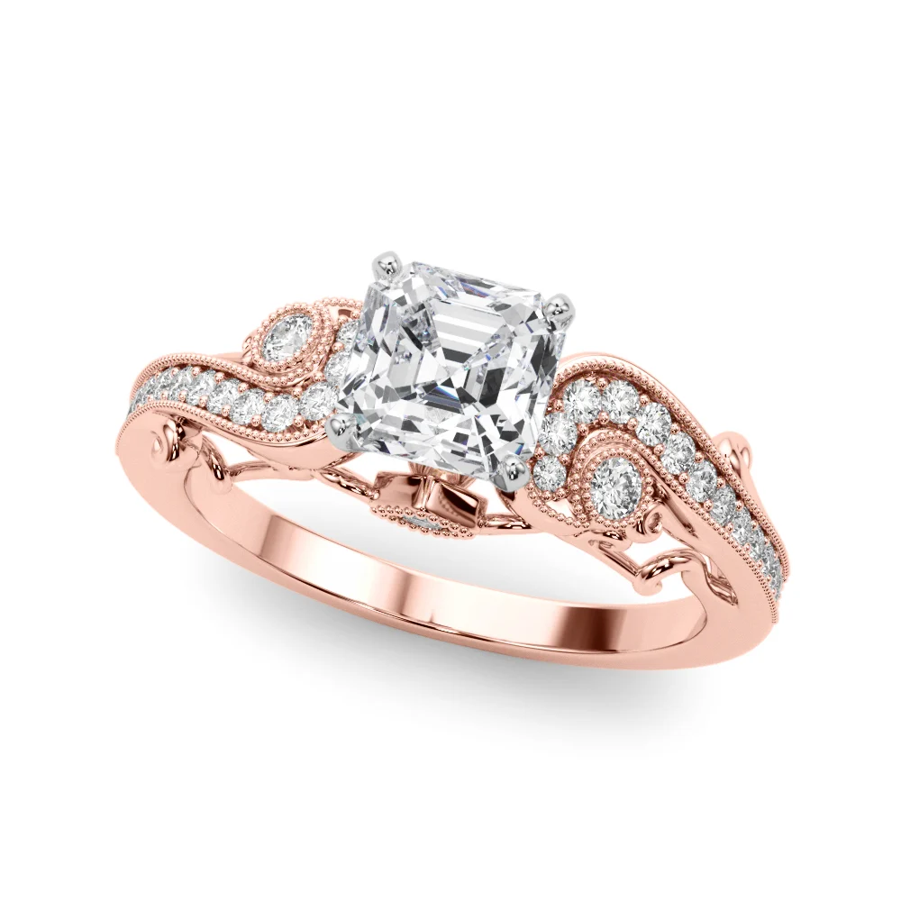 Vintage Inspired Swirling Engagement Ring - Image 105