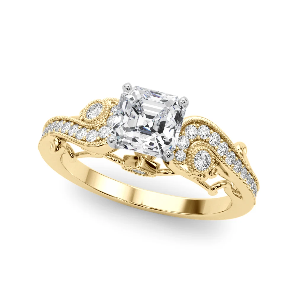 Vintage Inspired Swirling Engagement Ring - Image 101