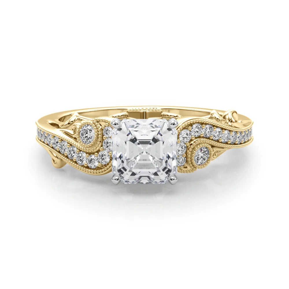 Vintage Inspired Swirling Engagement Ring - Image 103