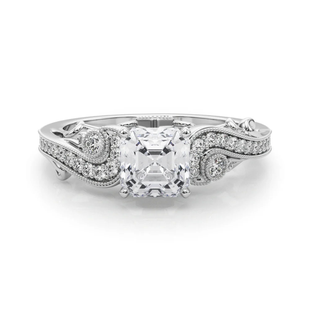 Vintage Inspired Swirling Engagement Ring - Image 99