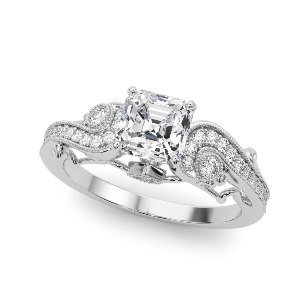 Vintage Inspired Swirling Engagement Ring - Image 97