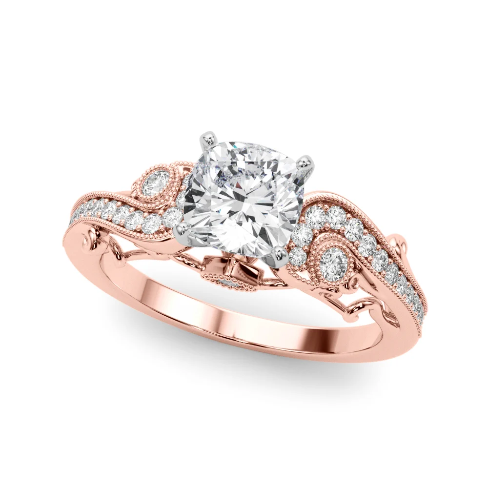 Vintage Inspired Swirling Engagement Ring - Image 57