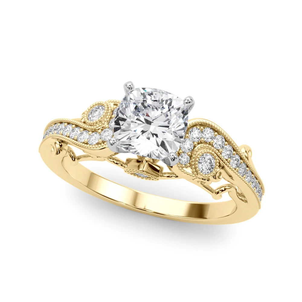 Vintage Inspired Swirling Engagement Ring - Image 53