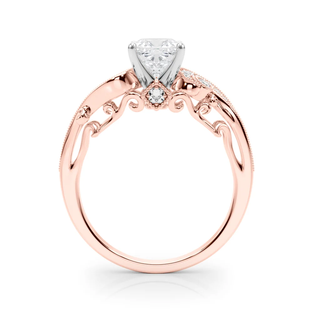Vintage Inspired Swirling Engagement Ring - Image 58