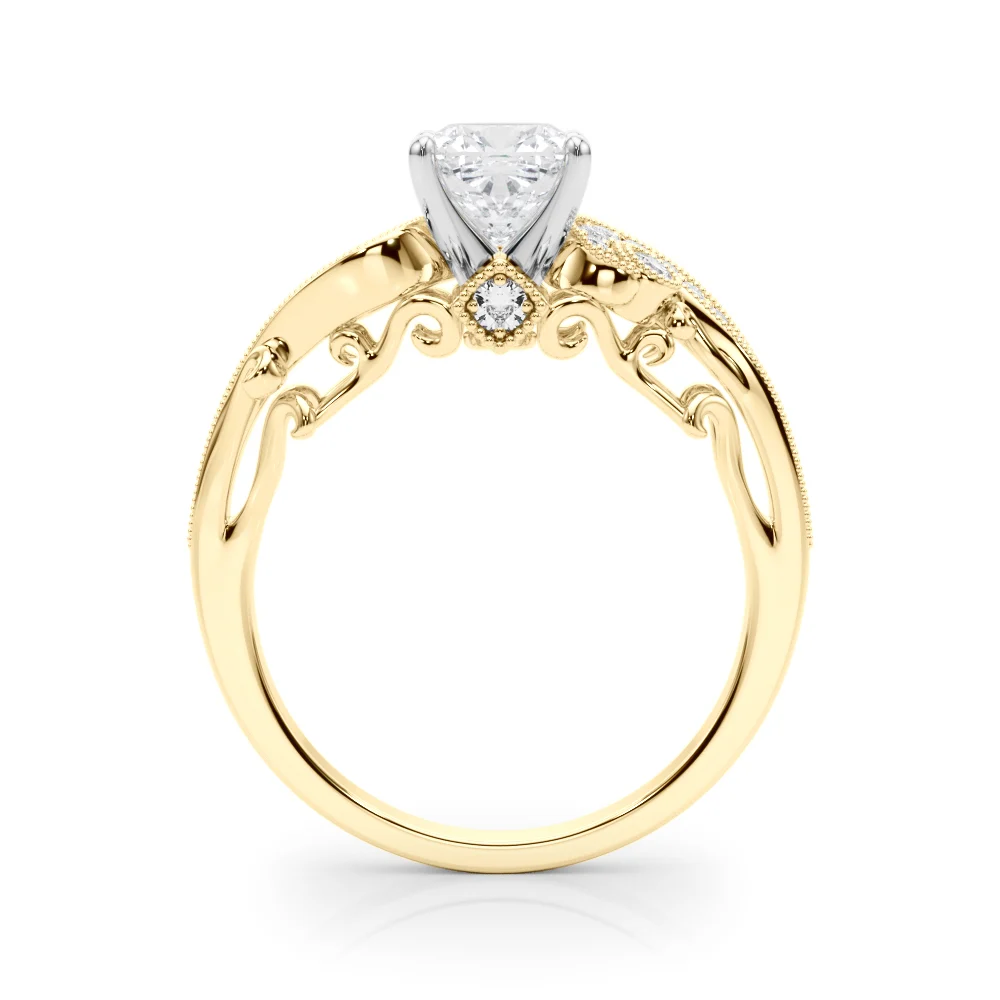 Vintage Inspired Swirling Engagement Ring - Image 54