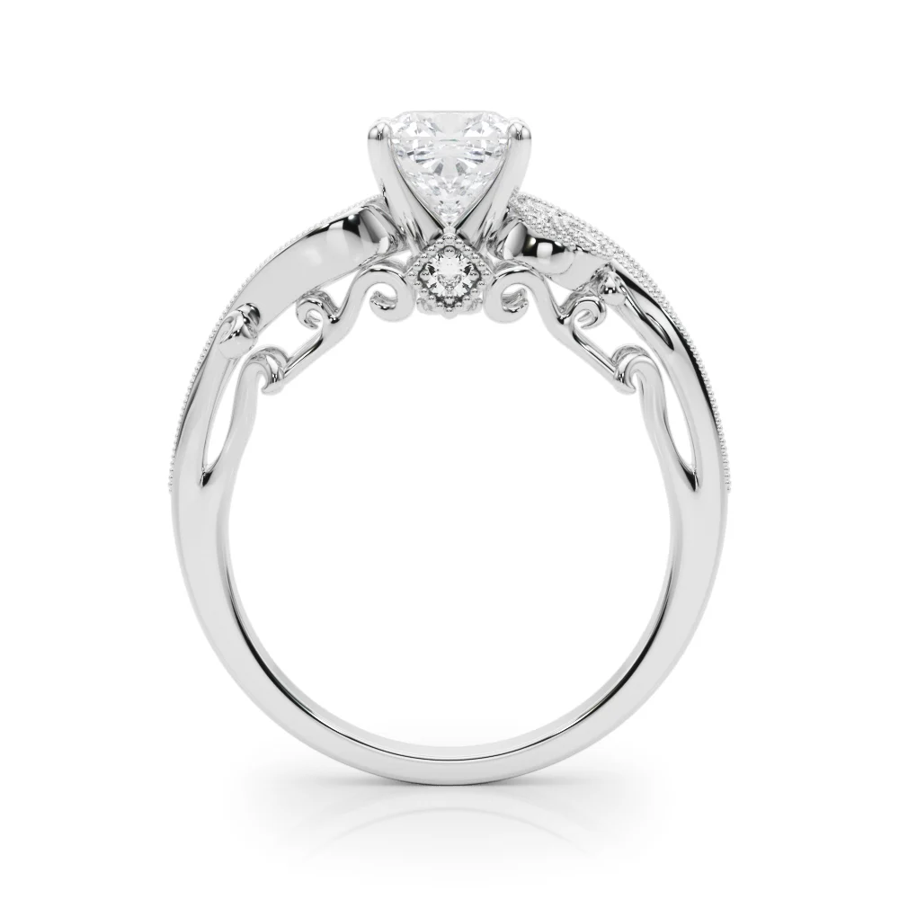 Vintage Inspired Swirling Engagement Ring - Image 50
