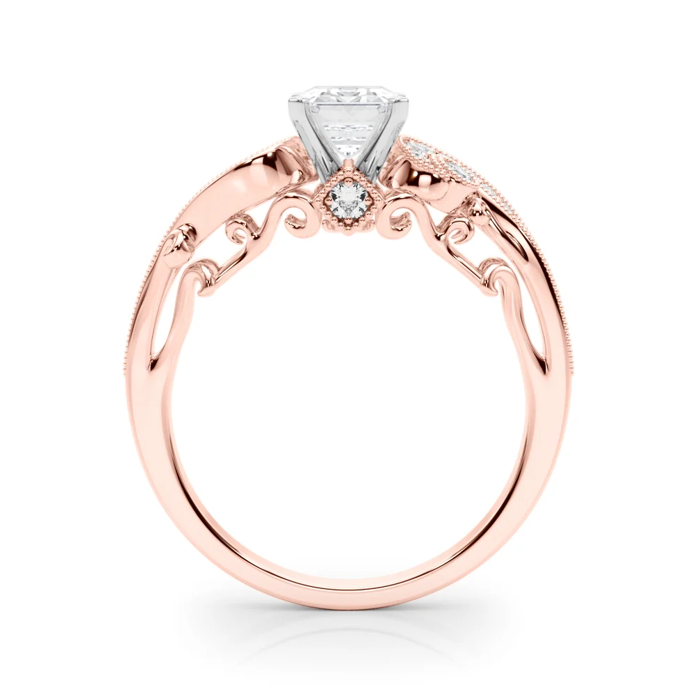 Vintage Inspired Swirling Engagement Ring - Image 22