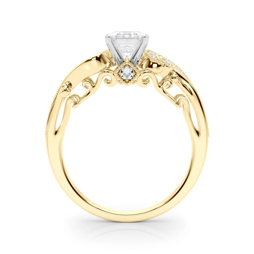 Vintage Inspired Swirling Engagement Ring - Image 18