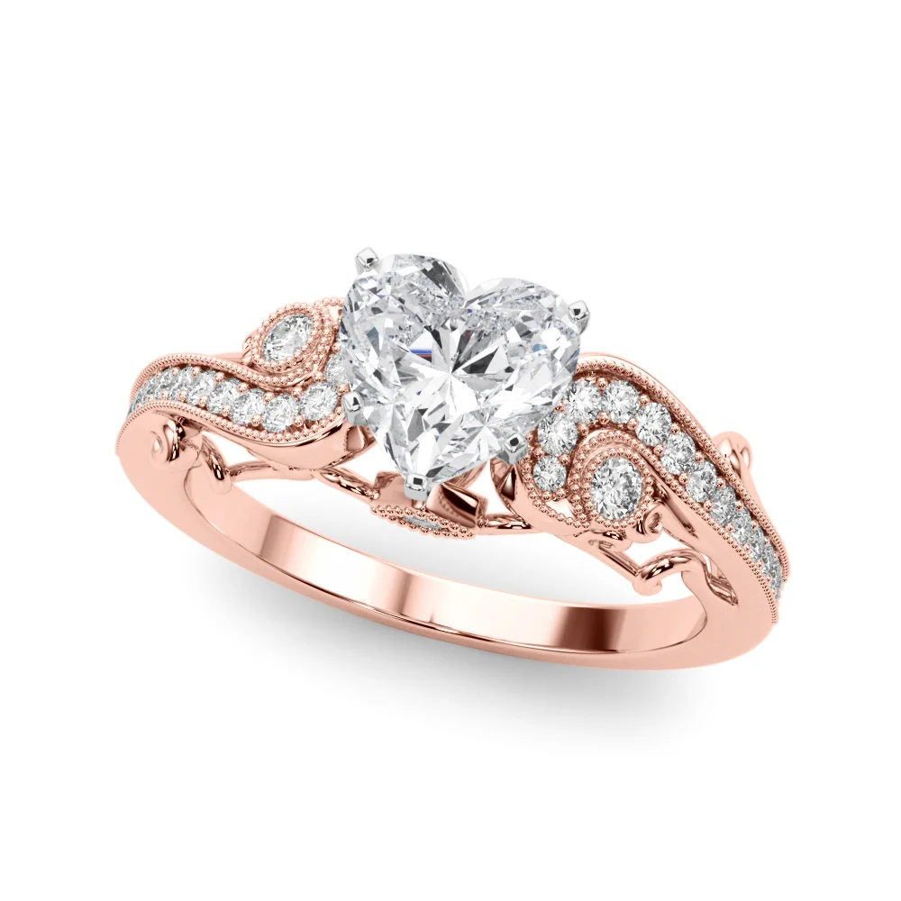 Vintage Inspired Swirling Engagement Ring - Image 117