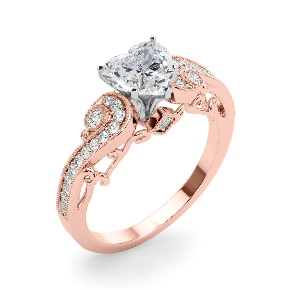 Vintage Inspired Swirling Engagement Ring - Image 120