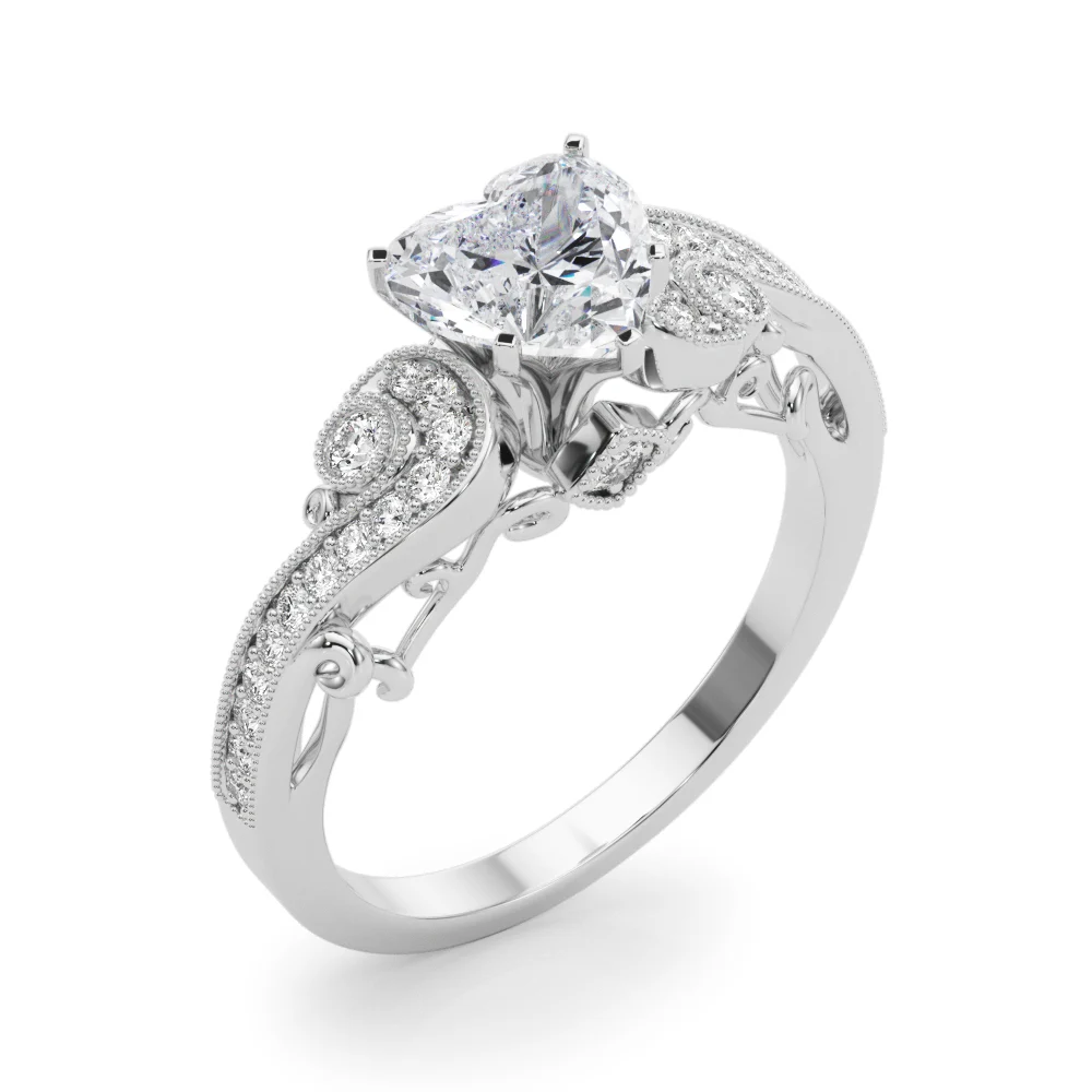 Vintage Inspired Swirling Engagement Ring - Image 112