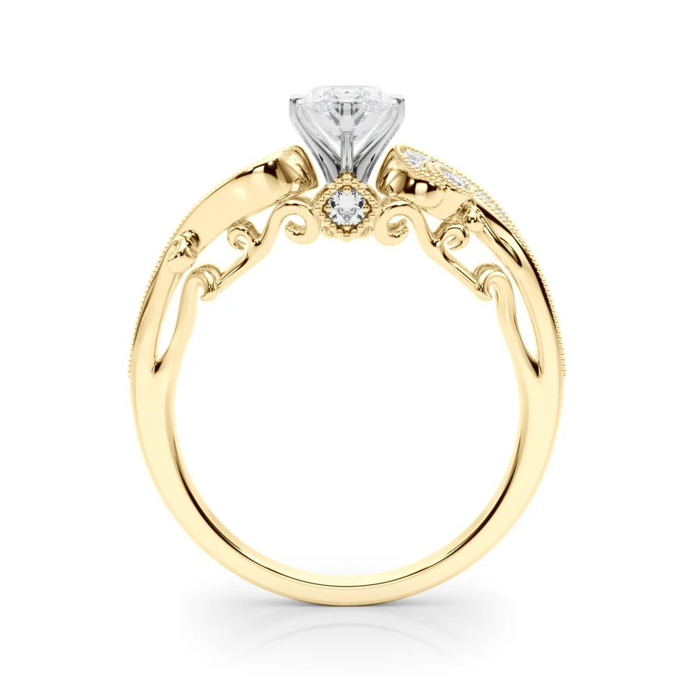 Vintage Inspired Swirling Engagement Ring - Image 90