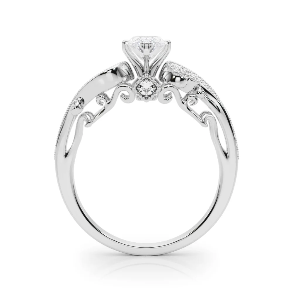Vintage Inspired Swirling Engagement Ring - Image 86