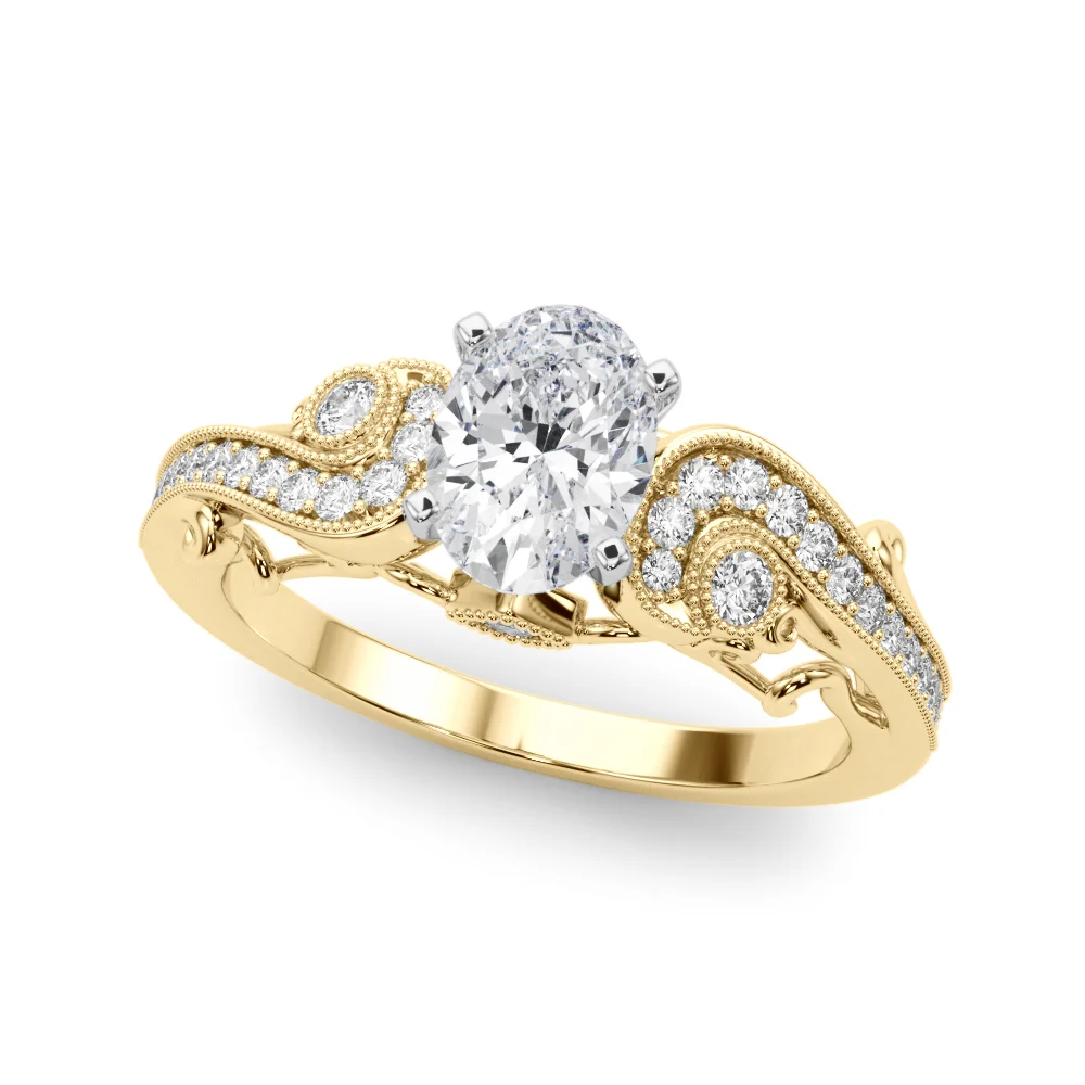 Vintage Inspired Swirling Engagement Ring - Image 41