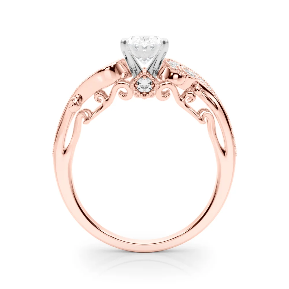 Vintage Inspired Swirling Engagement Ring - Image 46