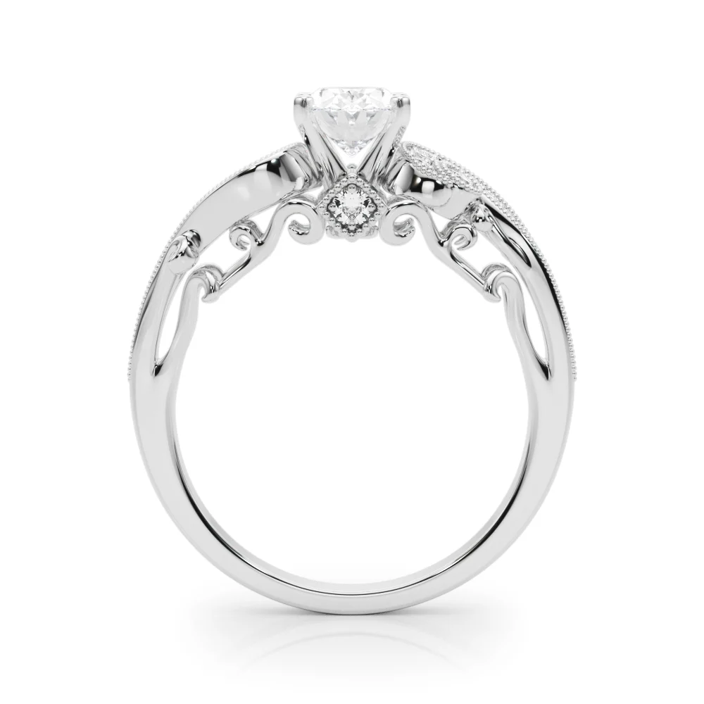 Vintage Inspired Swirling Engagement Ring - Image 38