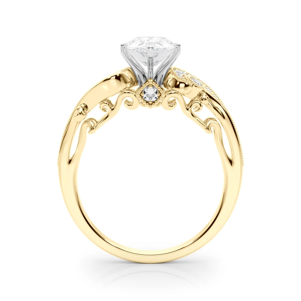 Vintage Inspired Swirling Engagement Ring - Image 78