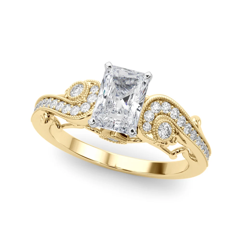 Vintage Inspired Swirling Engagement Ring - Image 29