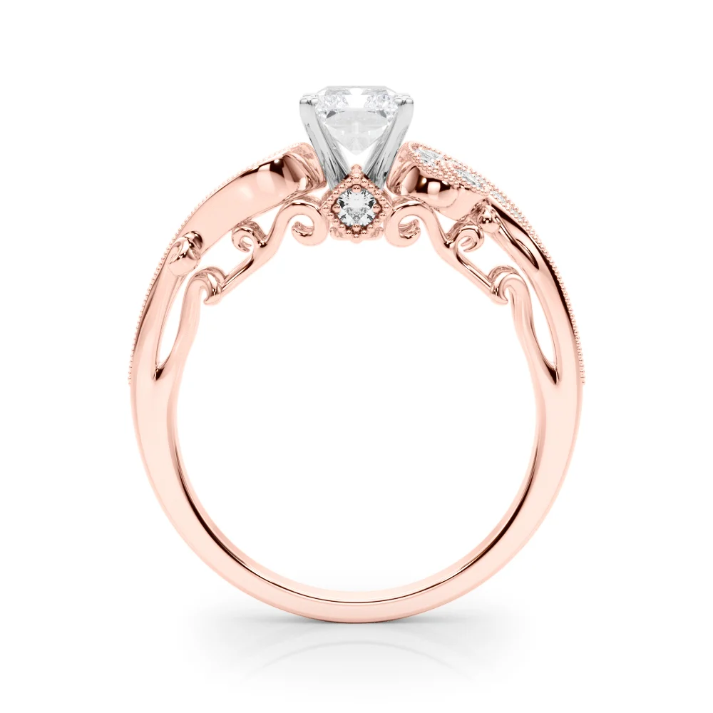 Vintage Inspired Swirling Engagement Ring - Image 34