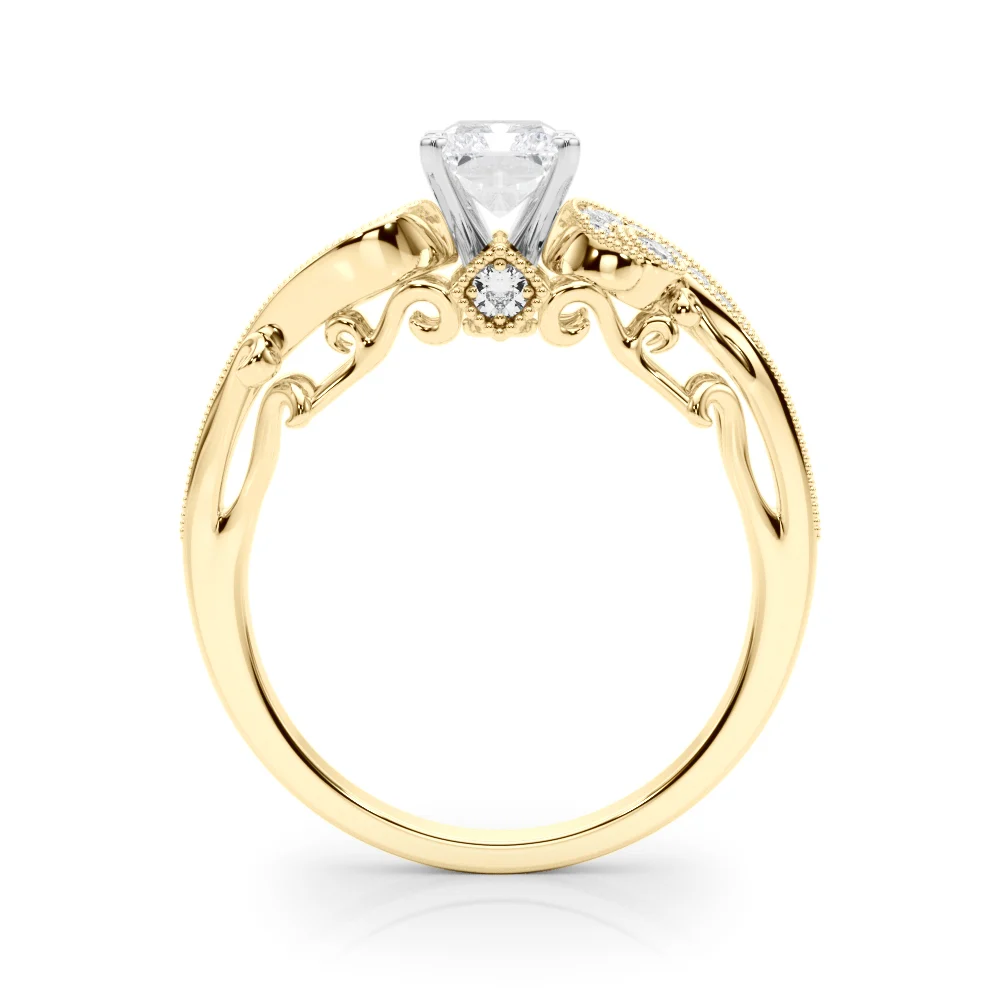 Vintage Inspired Swirling Engagement Ring - Image 30