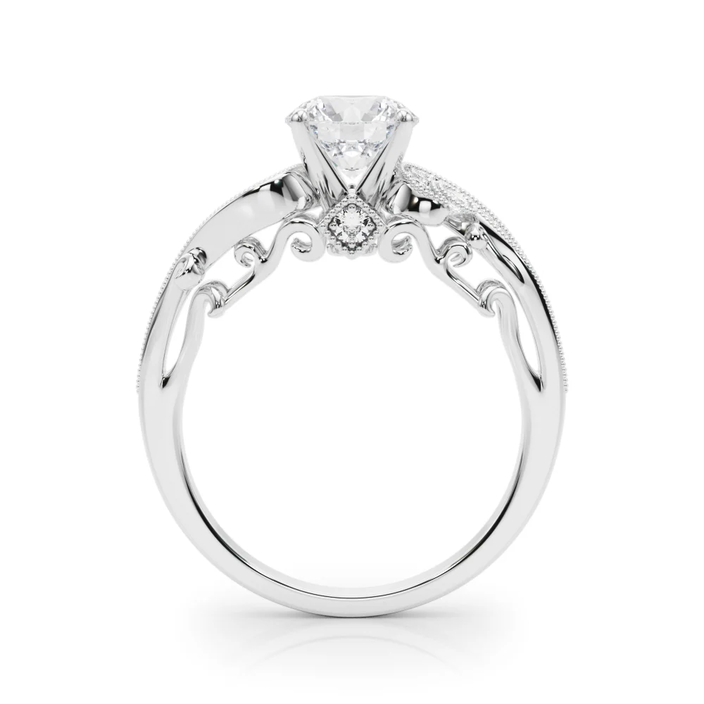Vintage Inspired Swirling Engagement Ring - Image 2