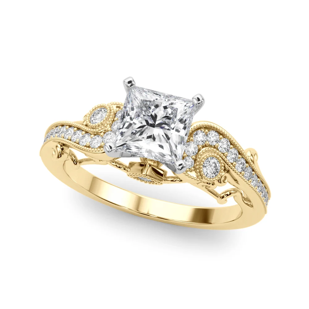 Vintage Inspired Swirling Engagement Ring - Image 65