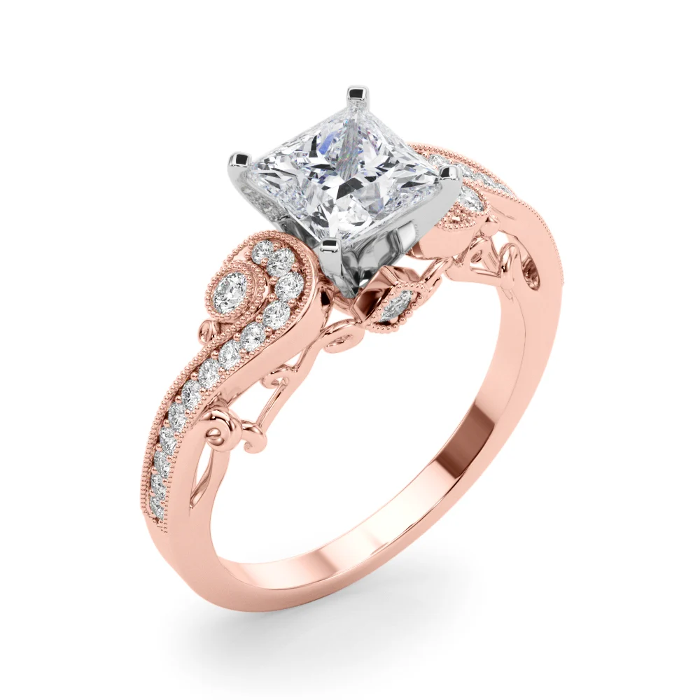 Vintage Inspired Swirling Engagement Ring - Image 71